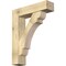 Ekena Millwork Olympic Block Rough Sawn Bracket w/ Offset Brace, Douglas Fir, 8"W x 32"D x 40"H BKT0806X32X40OLY05RDF - alternate 1